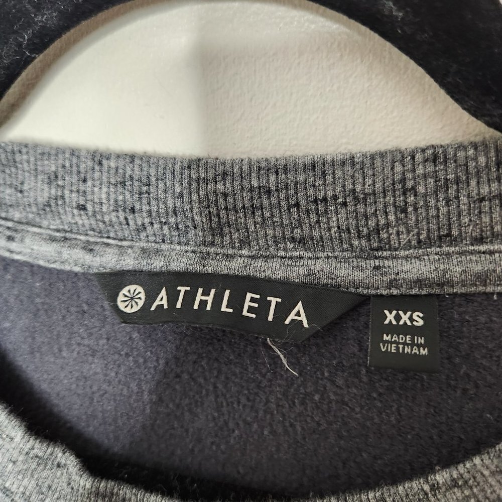 Athleta Grey Coaster Luxe Pullover Sweatshirt - image 3